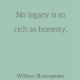 Rich As Honesty