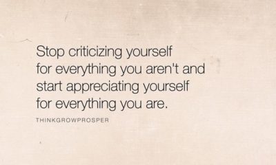 Stop Criticizing Yourself