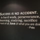 Success Is No Accident