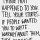 Tell Your Stories