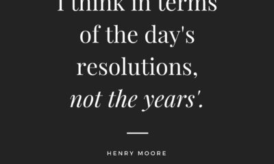 The Days Resolutions Henry Moore Daily Quotes Sayings Pictures