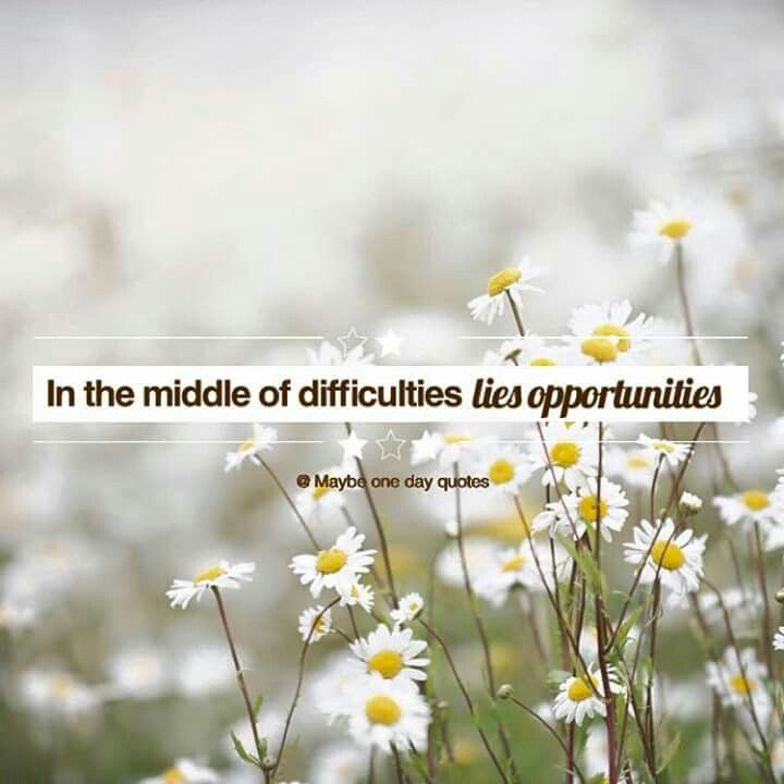 The Middle Of Difficulties