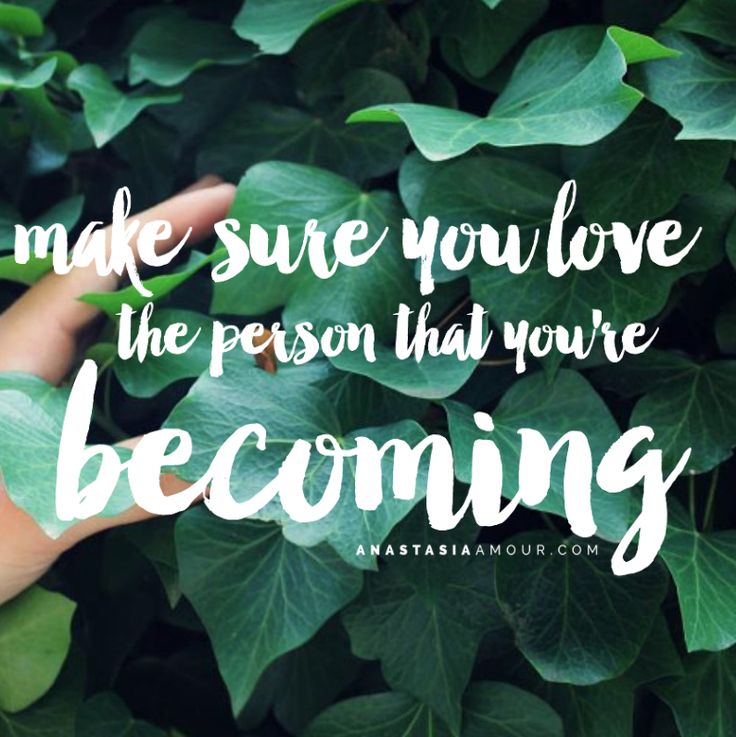 The Person Youre Becoming