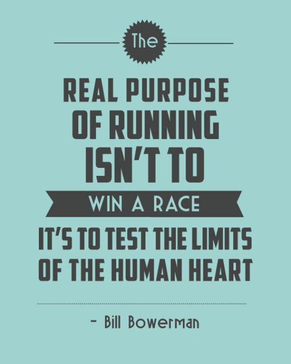 The Purpose Of Running