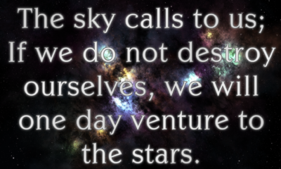 The Sky Calls To Us Carl Sagan Daily Quotes Saying Pictures