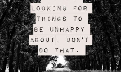 Things To Be Unhappy About