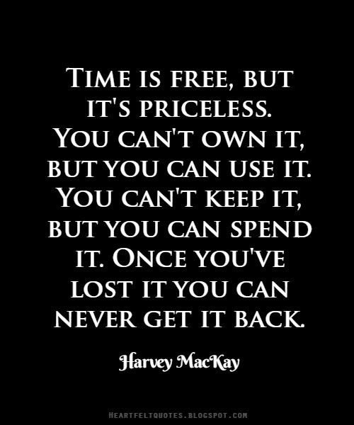 Time Is Priceless