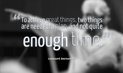 To Achieve Great Things Leonard Bernstein Daily Quotes Sayings Pictures