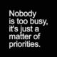 Too Busy