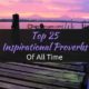 Top 25 Inspirational Proverbs Of All Time