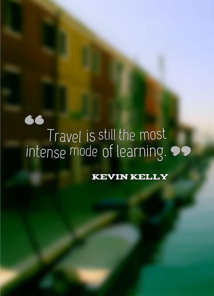 Travel Is Learning