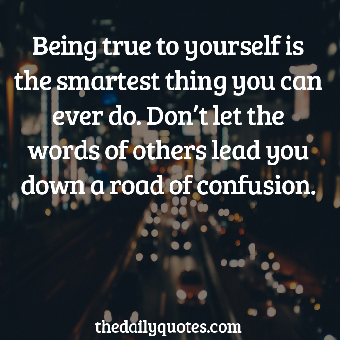 True To Yourself