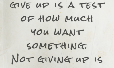 Wanting To Give Up