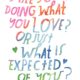 What You Love