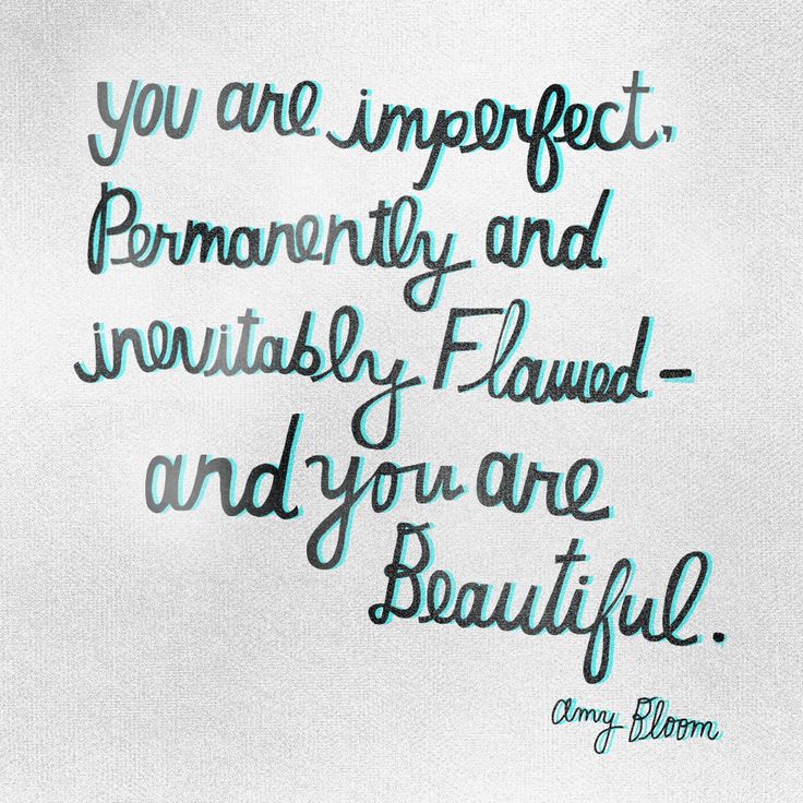 You Are Imperfect