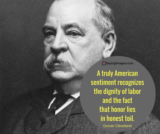 president grover cleveland quote