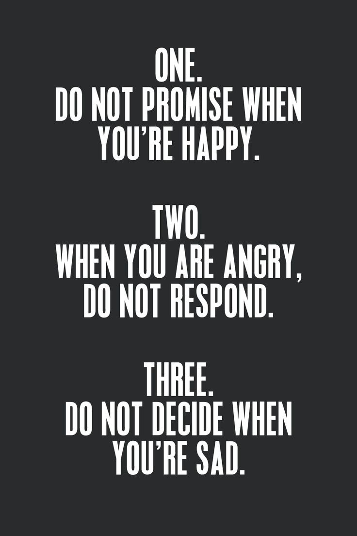 3 Life Rules