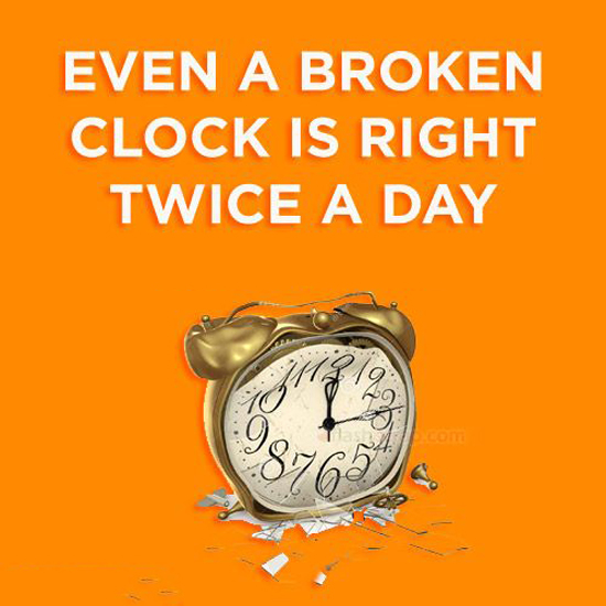 A Broken Clock