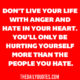 Anger And Hate