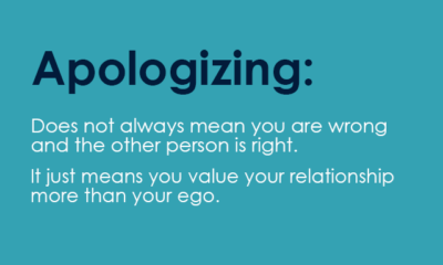 Apologizing