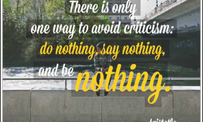 Avoid Criticism