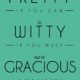 Be Gracious