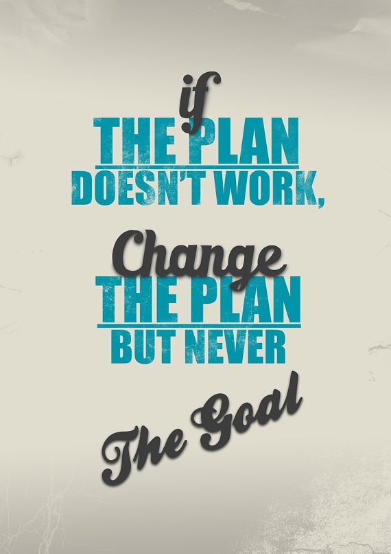 Change The Plan