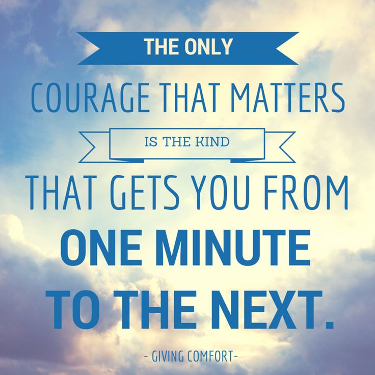 Courage That Matters