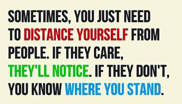 Distance Yourself