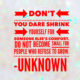 Dont Shrink