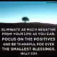 Eliminate The Negative