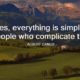 Everything Is Simple