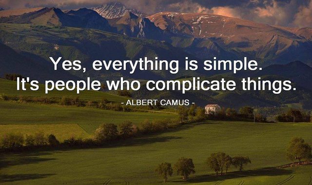 Everything Is Simple