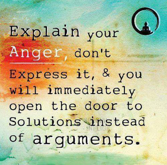 Explain Your Anger