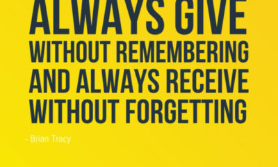 Give Without Remembering