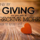 Giving