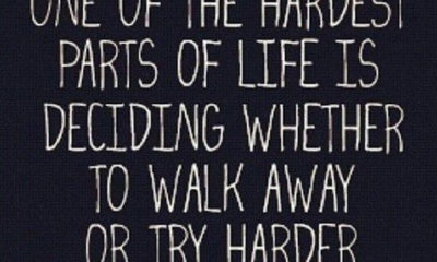 Hardest Part Of Life