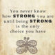 How Strong You Are