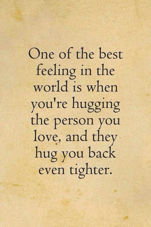 Hugging A Person