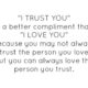 I Trust You