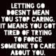 Letting Go