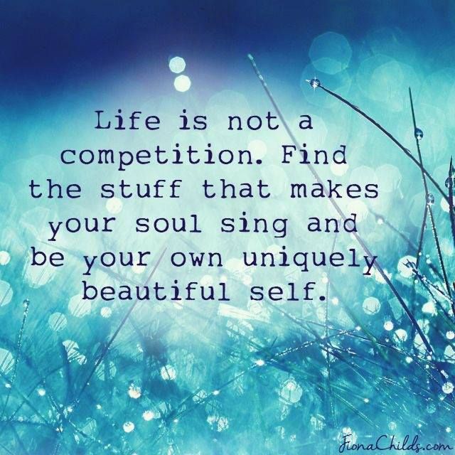 Life Is Not A Competition