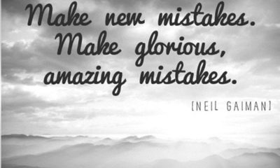 Make New Mistakes