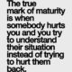 Mark Of Maturity