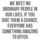 No Ordinary People