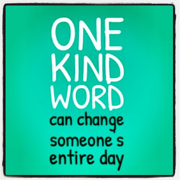 One Kind Word