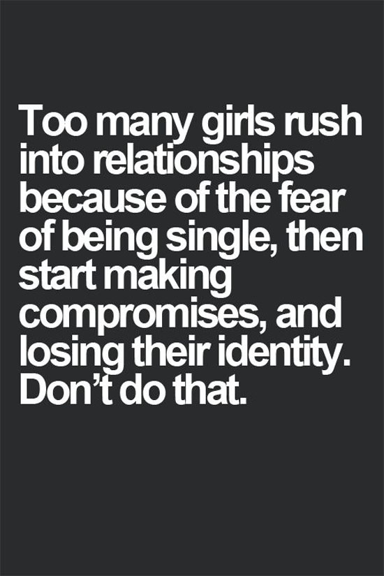 Rush Into Relationships