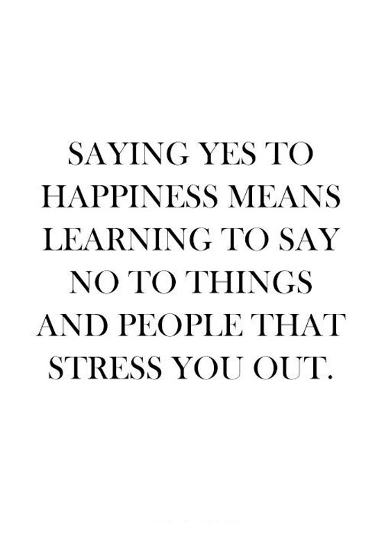 Saying Yes To Happiness
