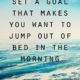 Set A Goal