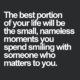 Small Moments